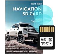 86271-0E077 Navigation SD Card 2025 Version, Compatible with Toyota 4Runner, Avalon, Camry, Corolla, Highlander, Rav4, Tacoma, USA Canada GPS Maps