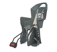 8631400029 - Rear Bicycle Child Seat Koolah For Small Frame/29er - Adjustable Safety Features, Comfort-Focused Design, and Easy Installation for Kids Up to 22 kg, Charcoal Grey/Cream