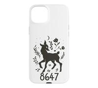 8647 Subtle Floral 86 47 Blossom Gazelle Deer Protest Resist Case for iPhone 15 Plus