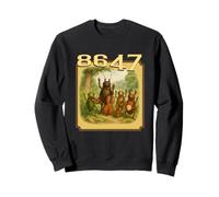 8647 Subtle Floral 86 47 Cockroach & Ant Protest Resist Art Sweatshirt