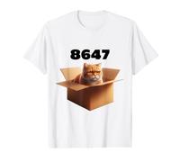 8647 Subtle Floral 86 47 Cute Cat Protest Resist Art Value Graphic T-Shirt