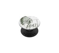 8647 Subtle Floral 86 47 Native Americans Protest Resist Art PopSockets Adhesive PopGrip