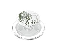 8647 Subtle Floral 86 47 Native Americans Protest Resist Art PopSockets PopGrip for MagSafe