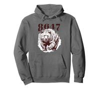 8647 Subtle Floral 86 47 Portland Frog Bear Protest Resist Pullover Hoodie