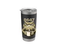 8647 Subtle Floral 86 47 Portland Frog Protest Resist Art Stainless Steel Insulated Tumbler