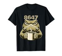 8647 Subtle Floral 86 47 Portland Frog Protest Resist Art T-Shirt