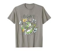 8647 Subtle Floral 86 47 Portland Frog Protest Resist Art T-Shirt