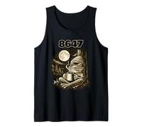 8647 Subtle Floral 86 47 Portland Frog Protest Resist Art Tank Top