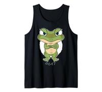 8647 Subtle Floral 86 47 Portland Frog Protest Resist Art Tank Top