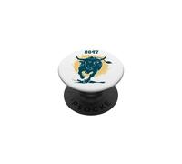 8647 Subtle Floral 86 47 Taurus Bull Protest Resist Art PopSockets Adhesive PopGrip