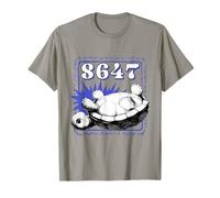 8647 Subtle Floral 86 47 Turtle and Frog Protest Resist Art T-Shirt