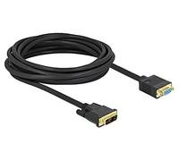 86755 cable DVI-A (12+5) male, VGA female single link L: 5m 30AWG DELOCK