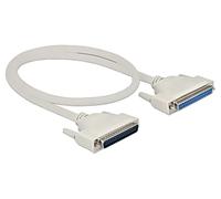 86910 cable D-sub 37pin female, D-sub 37pin male L: 0.5m beige DELOCK
