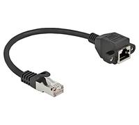 86998 Ethernet S/FTP extension cable, Cat: 6a, RJ45 socket, RJ45 plug, DELOCK