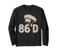 86'd Funny Chef Term Junior Culinary Chef Cook Restaurant Long Sleeve T-Shirt