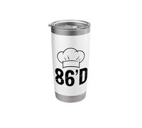 86'd Funny Chef Term Junior Culinary Chef Cook Restaurant Stainless Steel Insulated Tumbler