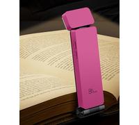 86lux Book Light, Rechargeable Clip-On LED Reading Light for Bed