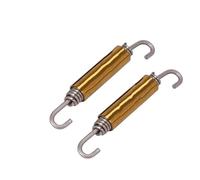 86mm A Pair Pieces Stainless Steel Universal Motorcycle Exhaust Fixed Spring Hook For Muffler Connect Pipe Springs MENSUNUBNM(B)