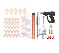86pcs DIY Dent Repair Tool Kit,Welder Dent Puller, Paintless Dent Puller Tools Slide Hammer,Kit Steel Dent Repair Remover Tool for Automobile Sheet Metal Repair Machines and Shaping Machine