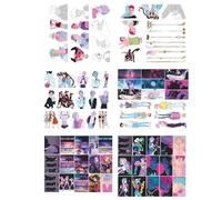 86PCS Kpop Demon Hunters Stickers Huntrix Merch Rumi Mira Zoey Stickers Saja Boys Jinu Derpy Cat Sticker Waterproof Vinyl Decals for Teens Girls Laptop Phone Guitar Luggage Notebook Journal A01