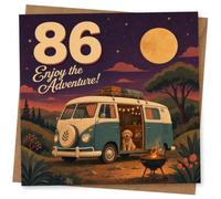 86th Birthday Card for Her, Enjoy the Adventure