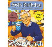 86th Birthday Word Search for Men: 86th Birthday Gift UK | Present for Senior | Present for Grandpa | Birthday Gift for Dad | Wordsearch | Gifts for ... gift | Present for Grandad | Nostalgic Gift