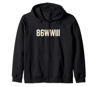 86WWIII - Cancel The War Before It Cancel Us - Make Peace Zip Hoodie