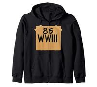 86WWIII - Cancel The War Before It Cancel Us - Make Peace Zip Hoodie