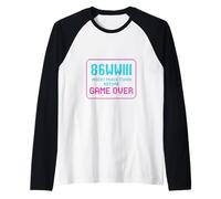 86WWIII - Insert Peace Token Before Game Over - Make Peace Raglan Baseball Tee