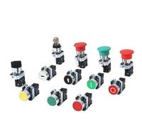 86x86mm Rotary Push Button Switch Emergency Stop Start 1Pcs(2P Signal 1NO1NC)