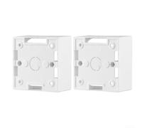86x86x40mm Surface-Mounted Box for Ethernet Network Socket Faceplates | Desk Mount Network Box Single Gang Data Socket Box 86mm Network Backbox Ethernet Faceplate Housing