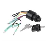 87-17009A5 Boat Ignition Switch Assy Key for Mercury Mariner Control Box 3 Position 6 Wire Connectors Outboard Motor87-17009A2 Easy repairs