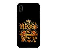 87 Year Old Made in 1939 Retro Floral 87th Birthday Women Case for iPhone XS Max