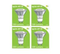 8710 LED 3.5W Clear Spot L1/GU10 Cap (2882 & 2880 Replacement) *4 Pack Bundle*