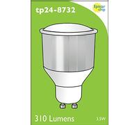 8732 LED 3.5W Cool White Opaque Spot L1/GU10 Cap (2842, 8722, 2886, 2884 & 2318 Replacement) 4000K