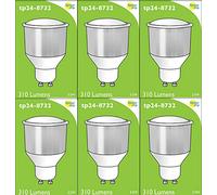 8732 LED 3.5W Cool White Opaque Spot L1/GU10 Cap (2842, 8722, 2886, 2884 & 2318 Replacement) 4000K *6 Pack Bundle*