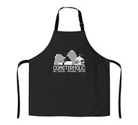 874 Baking Apron, Amusement Park Roller Coaster Apron Novelty Bib Apron Adjustable Bbq Apron For Bbq Cooking Party