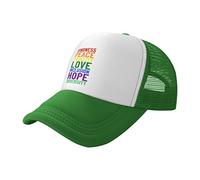 874 Baseball Cap Kindness Peace Equality Love Inclusion Hope Diversity Trucker Cap Leisure Baseball Hat Casual Trucker Hat for Hunting Fishing Travel