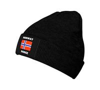 874 Beanie Hat Norges Norway Flag Knit Hat Soft Knit Cap Unisex Winter Hat for Outdoor Running Cold Weather