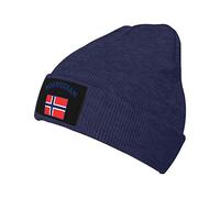 874 Beanie Hat Norwegian Flag Beanie Cap Unisex Knit Cap Soft Winter Hat for Outdoor Running Cold Weather
