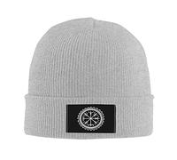 874 Beanie Hat, Viking Vegvisir Compass Thick Knitted Cap Warm Beanie for Men Unisex for Gifts Headwear Teens