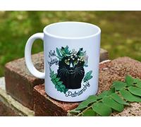 874 Coffee Mug Feminist: Not Today Patriarchy, Smash Patriarchy, Cat Lover Ceramic Tea Cup Novelty Coffee Cups Large Ceramic Mug for Kitchen Home Boy 330 Ml
