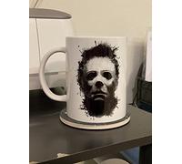 874 Coffee Mug Michael Myers, Michael Myers, Halloween, Movies, Scary, Horror, Thriller, Hot, Fall, Spooky Season, Spooky Tea Mug Smooth Coffee Cups Large Ceramic Tea Cup for Home Boy 330 Ml