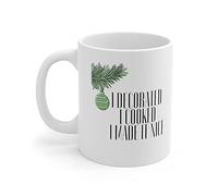 874 Coffee Mug Summertime Milk - Christmas| I Cooked I Cleaned I Made It Nice | Real Housewives NYC New York | Blue Stone Manor Camping Traveling Coffee Cups Funny Tea Mug Novelty for Gift 330 Ml