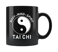 874 Coffee Mug Tai Chi, Tai Chi, Tai Chi Trainer, Tai Chi Trainer, Tai Chi Lover, Tai Chi Lover, Tai Chi Master Ceramic Tea Cup Funny Coffee Cups Smooth Tea Mug for Boy Kitchen Gift 330 Ml