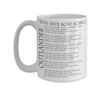 874 Coffee Mug Tea Glasss Outlander with Sky Boat Song Ceramic Mug Funny Coffee Cups Smooth Ceramic Tea Cup for Gift Boy Kitchen 330 Ml