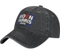 874 Denim Dad Hat Biden Harris 2024 - Democrat Liberal 2024 Election Black Dad Hat Unisex Outdoor Cap Classic Trucker Hat for Outdoor Sports Fishing Travel