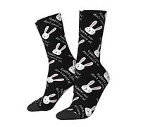 874 Men’S Socks, Rabbits Just Don'T Carrot All Bunnies Athletic Socks Comfortable Office Socks Soft Running Socks For Runing Work Camping 40cm