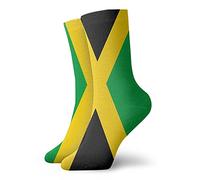874 Trainer Socks, Flags Of Jamaica Running Socks Sustainable Men’S Socks Soft Office Socks For Camping Women Climbing 40cm