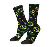 874 Work Socks, Brazilian Jiu Jitsu Men’S Socks Anti Sweat Sports Socks Breathable Office Socks For Runing Men Yoga 40cm